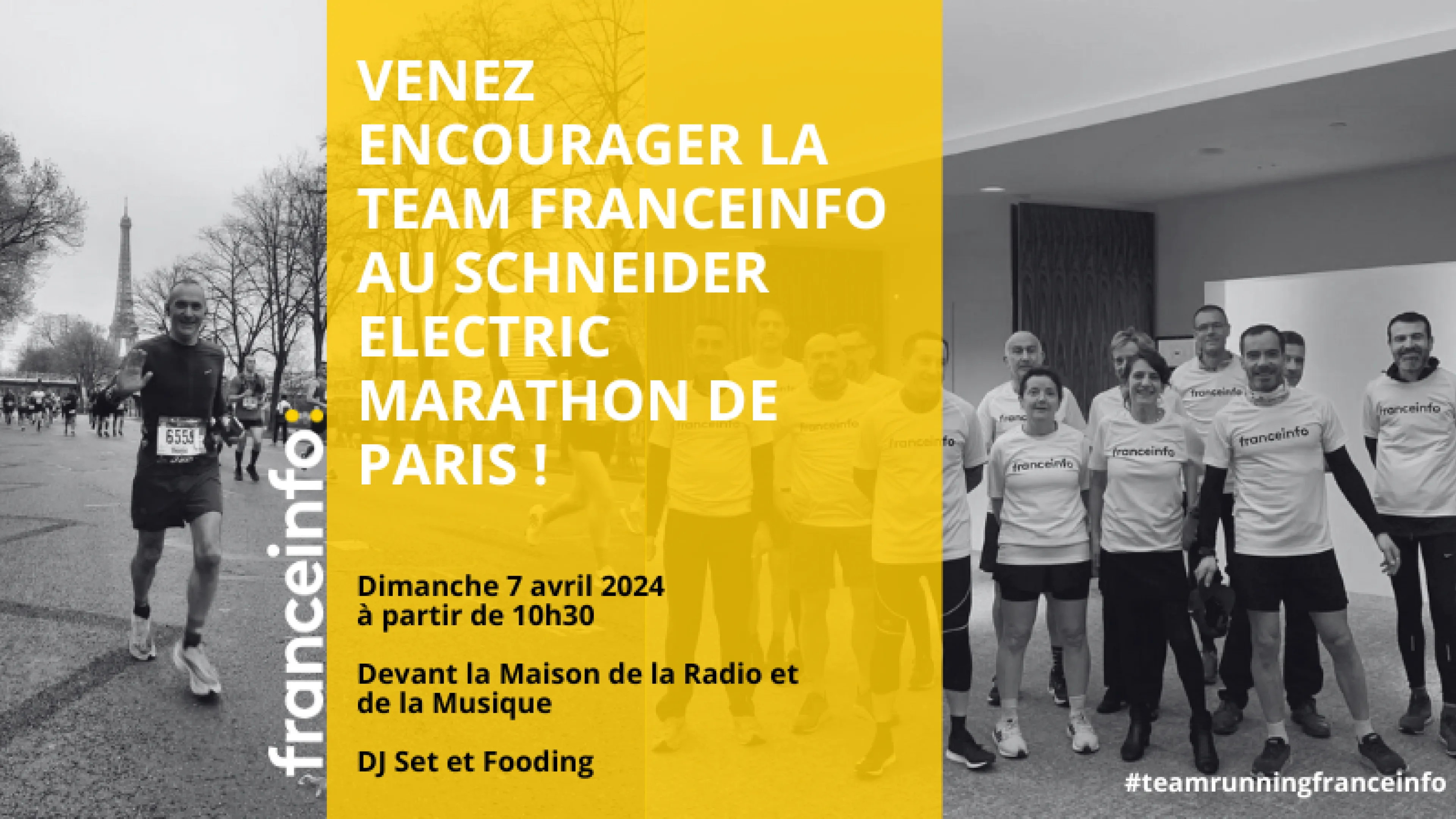 Schneider electric marathon de Paris 2024 | Maison de la radio et de la ...